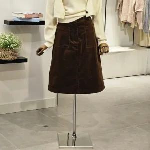 [대구백화점][반에이크]코듀로이 A라인 미디 스커트(VB4YSKMD02Z )