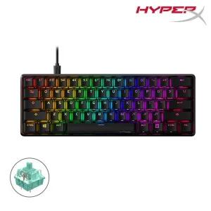 [HP]하이퍼엑스 알로이 오리진 60 RGB PBT 아쿠아축 유선 게이밍 키보드