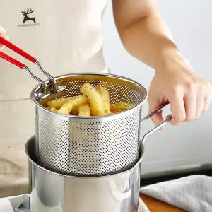 헬로제인 올스텐 멀티팟 거름망 세트 인덕션 튀김냄비