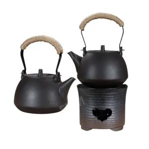 푸레도기 주전자 세라믹 다도 푸레독 냄비 4종 도자기 옹기