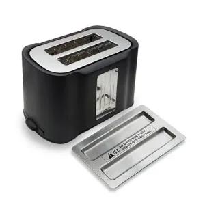 MZ키친플라워 토스터기 식빵 굽기 팝업 토스트기 블랙