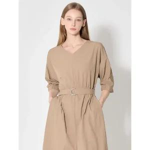 [르샵]허리밴딩 브이넥 벨티드 원피스 택가격 119000원 _P407276925