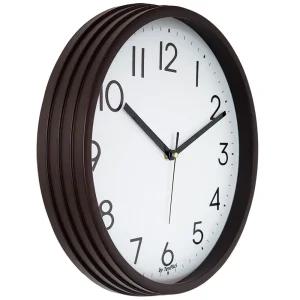 국산 심플 abs 브라운 무소음 벽시계 벽걸이시계 거실 인테리어 무음 학교 사무실 식당 교회 학원 병원 개업 집들이 선물