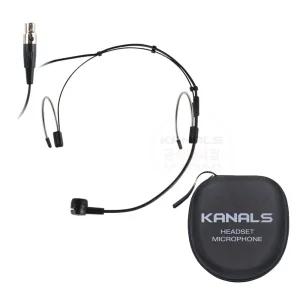무선마이크용 카날스 XLR 미니 3핀 블랙 얇은 헤드셋마이크 ET-801H 이어 헤드 마이크