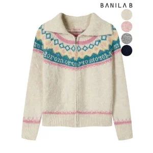 [하프클럽/바닐라비]여성 노르딕 카라 투웨이 집업 가디건