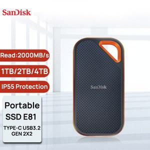 PSSD E30 E61 E81 익스트림 프로 4TB 2TB 1TB 480GB USB Gen2 타입 휴대용 외장 SSD PC용
