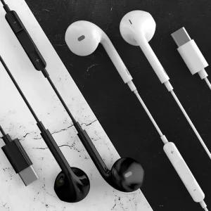 오픈형 커널형 C타입이어폰  유선 삼성 갤럭시 아이폰15 16 호환가능 스마트폰 이어폰