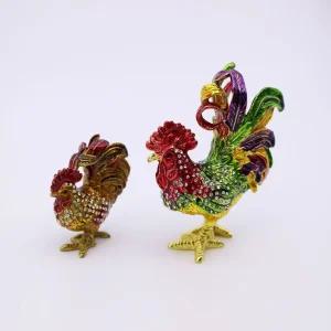 3몰 수탉 미니닭 보석함 장식품 인테리어소품 대 소 집들이선물 개업