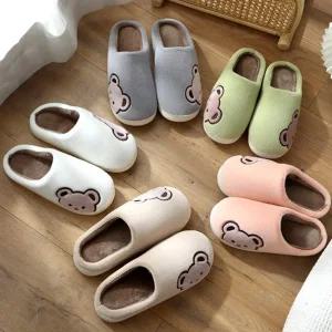 베어 2500배송 남성 털실내화 여성 거실화 극세사 털슬리퍼 여성슬리퍼 극세사슬리퍼 실내슬리퍼