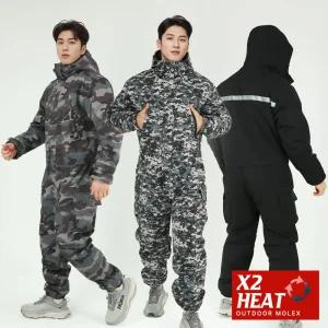 모렉스 겨울 스즈끼 작업복 극세사 융털 패딩 정비복 방한복 우주복 동계 배달 노가다 411