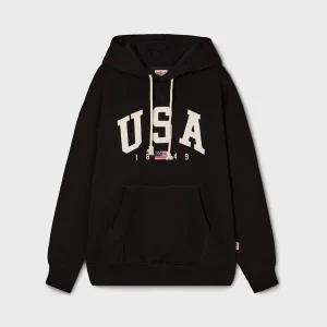[후아유](마산점)USA Logo Hoodie(Brushed) WHMHF4T91U