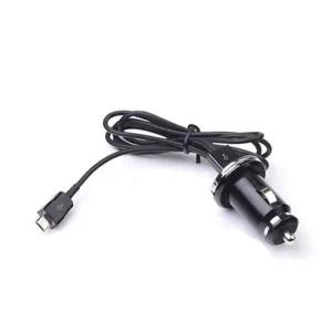 차량용 시거잭 핸드폰 충전기세트 5핀 케이블 2구 BK