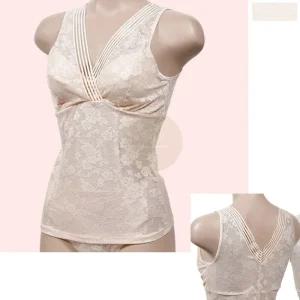 여자 뽕없는 베이지 민소매 브라 런닝 메리아스 속옷 상의 내의 넌닝구