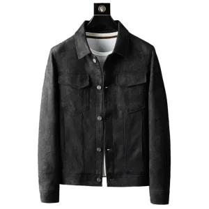 남자 슬림 오버핏 마이 재킷 정장 자켓 슬림핏 면 공용 남성 가죽자켓
