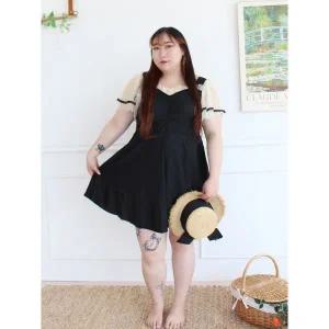 [리베리베_레이틀리코리아]빅사이즈 여성 체형커버 수영복 원피스 비치웨어 4XL 6XL 8XL 모노키니 플러...