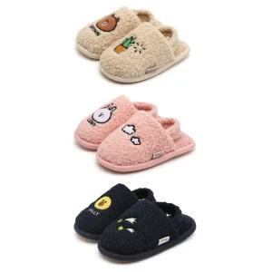 라인프렌즈 피스 뽀글 덧신