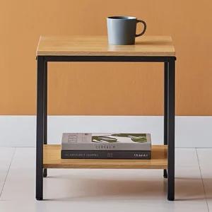 비제이마켓 협탁 미니테이블 블랙 40X40X50CM 쇼파사이드테이블