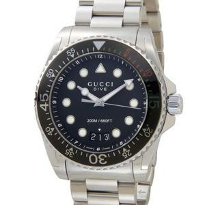 구찌 GUCCI 시계 YA136208 Swiss Dive 다이브 블랙 남성용 시계