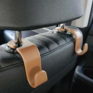 행거 후크 차량용 헤드레스트 브라운 등받이 자동차 1P