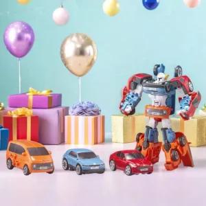 미니 또봇 트라이탄 변신자동차 로봇 스타리아 아반떼 아이오닉5 변신합체 로보트 피규어