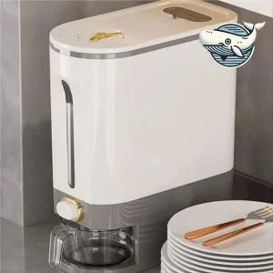 편리한 계량형 곡물 보관함 5kg 10kg 잡곡보관 잡곡보관통 잡곡통