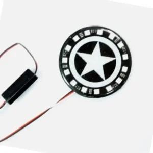 별모양 LED 보조 브레이크등 모듈 차량 안전등 2WAY 장착형 미등 무드등 고휘도 별모양