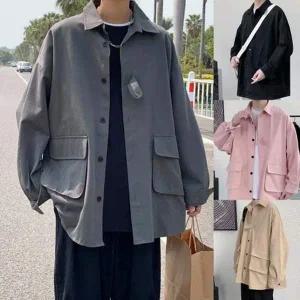 롱점퍼 루즈핏 자켓 봄 블루종 항공자켓 항공 남성