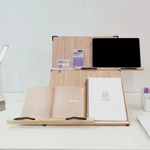 위즈독서대 항균 2단 독서대 캔두잇40C2 모노레일 책받침대