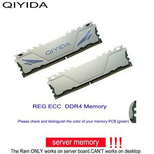 QIYIDA DDR4 REGECC Ram 16GB PC4 2133MHz 또는 2400MHz 2666MHZ 2400 ECC REG 서버 메모리 RAM