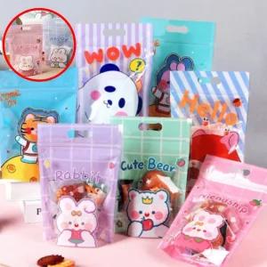 간식 포장 지퍼백 구디백 50장 1세트 유치원 어린이집 답례품