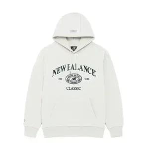 NB 뉴발란스 헤리티지 플리스 남성 여성 공용 후드 티셔츠 후디 오트밀 베이지 NBN0E41123-33