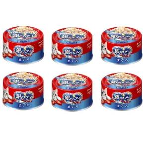 [대원에이알] LG유니참 고양이간식 긴노스푼 미쓰보시 캔(참치)x6