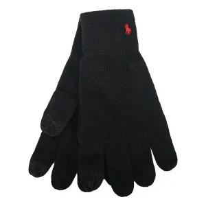 폴로랄프로렌 25FW 남성 리사이클 터치 울 장갑 블랙 PC0712 001