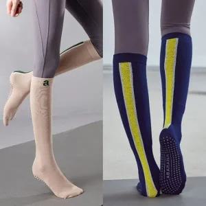 필라테스  니삭스 논슬립 여자 스포츠 롱삭스 5색상