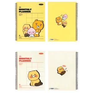 카카오 춘식이 먼슬리 플래너 월간 다이어리 학생 회사 업무 스터디 스케줄러 B5