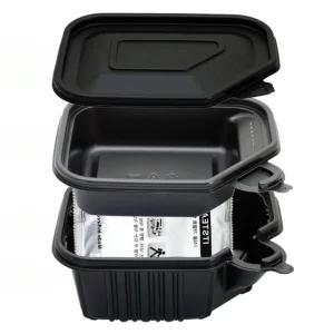 발열 비화식 용기 휴대용 캠핑 도시락 발열팩 사각