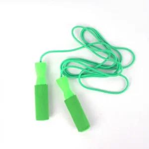 그린 음악줄넘기 스펀지그립 줄넘기 운동용품 (47Pko)