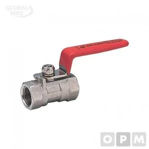 V03-304 스텐볼밸브SUS304 1pc 클래스600(40K 200도) 3/8 자재