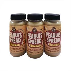 너츠앤너츠 땅콩스프레드 헤이즐넛 560g 땅콩버터 3개세트