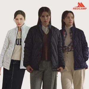 레드캠프 25FW 여성 리버시블 퀼팅 플리스 재킷