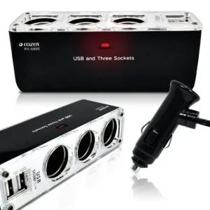 자동차 캠핑 차량용 2포트 3구 차량용품 자동차용품 시거짹 차량용잭 3구잭