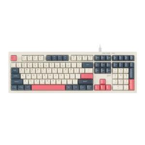 지클릭커 오피스프로 OPK50 사일런스 M RGB 무소음 방수 키보드 108키 Havana Cappuccino