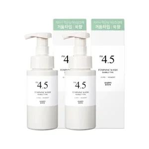 해피바스 PH4.5 약산성 쑥 버블 여성청결제 300ml x2