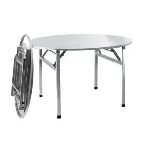 주점 포차테이블 원탁 마루 야외 식탁 스테인레스상 테이블