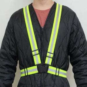 반사 야간작업 다용도 엑스반도 형광반사띠 야간작업조끼 야간 야광띠 형광조끼