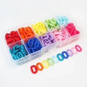 맘아트 토이체인1015 10색 키트 10x15mm 마스크스트랩 목걸이줄 키링 만들기