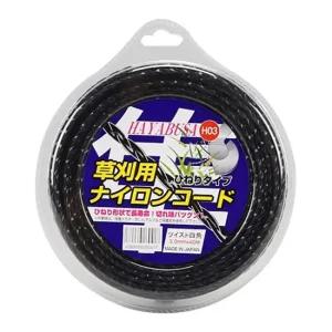 예초기 날 줄 끈날 나일론 꼬임날 커터 3mm 40M 굵은 가지 제거 벌초기 질긴 잡초 줄날리필