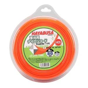 예초기 날 끈 줄날 나일론 커터 4각 2.4 x 80M 일제 다이아몬드 타입 제초 잔디깎이 줄날리필