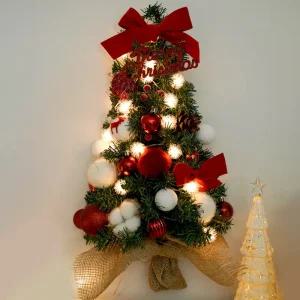 크리스마스 벽트리 벽걸이트리 무장식 파인 트리 45cm