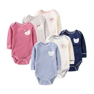 베어 와플 아동 바디수트 3종세트 203953 유아 우주복 내복 옷 실 슈트 신생아 아기